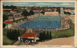 Sunnyside Beach Swimming Pool Postcard