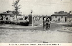 Entrance to Crab Meadow Beach Northport, NY Postcard Postcard