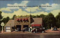 Fairyland Service Station, Rock City Lookout Mountain, TN Postcard Postcard