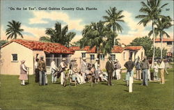 "One the 1st Tee," Coral Gables Country Club Postcard