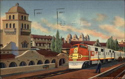 A-27 Santa Fe "Super Chief" Train Postcard