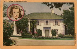 Home of Irene Dunne Postcard