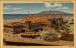 Saltair Pavilion Great Salt Lake Salt Lake City, UT Postcard Postcard