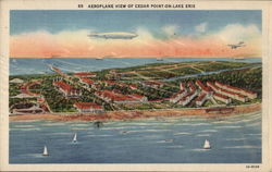 Cedar Point-on-Lake Erie Sandusky, OH Postcard Postcard