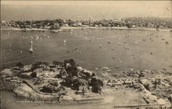 Marblehead Harbor and Neck Massachusetts Postcard Postcard