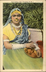 East Indian Girl Postcard