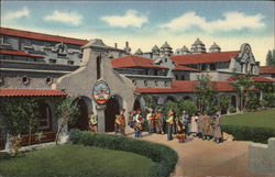 Indian Building and Alvarado Hotel Postcard