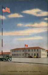 Headquarters at Camp Elliott San Diego, CA Postcard Postcard