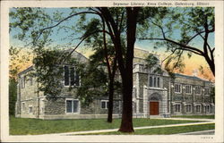 Seymour Library, Knox College Galesburg, IL Postcard Postcard