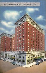 Hotel Fort Des Moines Postcard