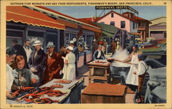 Fisherman's Wharf San Francisco, CA Postcard Postcard