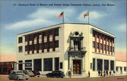 National Bank of Mexico and United States Consulate Offices Postcard