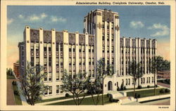 Administration Building, Creighton University Postcard