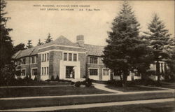 Music Building, Michigan State College Postcard