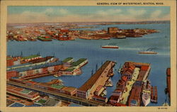 General View of Waterfront Postcard