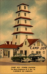 Camp Joy Tower Station Postcard