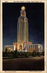 The State Capitol at Night Postcard