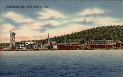 Submarine Base Postcard