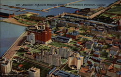 Alexander McKinlock Memorial Campus, Northwestern University Chicago, IL Postcard Postcard