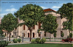 Horace H. Rackham Graduate School, University of Michigan Postcard