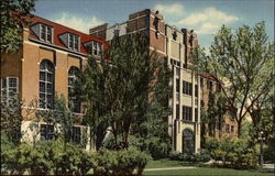 The Michigan League Building of the University of Michigan Postcard