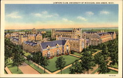 Lawyers Club, University of Michigan Postcard