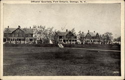 Officers' Quarters, Fort Ontario Oswego, NY Postcard Postcard