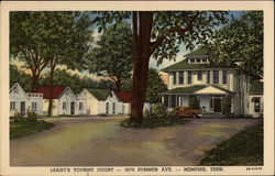 Leahy's Tourist Court Memphis, TN Postcard Postcard