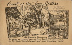 Court of the Two Sisters New Orleans, LA Postcard Postcard