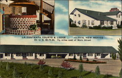 La Contenta Courts & Lodge Clovis, NM Postcard Postcard