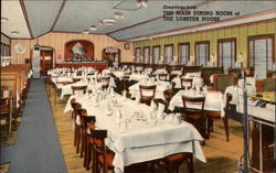 The Main Dining Room of The Lobster House Postcard