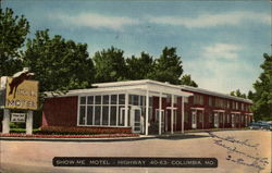 Show-Me Motel Postcard