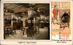 English Tap Room, Prince George Hotel New York, NY Postcard Postcard