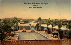 The Wm. Tell Motel and Apts Postcard