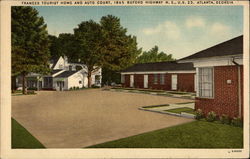 Frances' Tourist Home and Auto Court Postcard