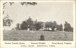 Naylor Tourist Home, Eastern Heights Postcard