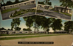 La Grange Motor Hotel Postcard