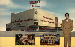 Webb's City, World's Most Unusual Drug Store St. Petersburg, FL Postcard Postcard