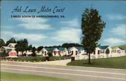 Ash Lawn Motor Court Harrisonburg, VA Postcard Postcard