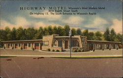 Highway Motel - 3010 Eighth Street South Postcard