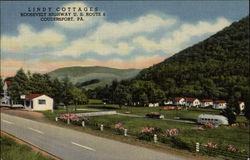 Lindy Cottages Coudersport, PA Postcard Postcard