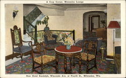 A Cozy Corner, Mezzanine Lounge Milwaukee, WI Postcard Postcard