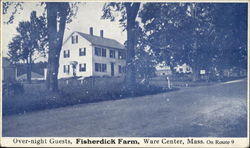 Over-Night Guests, Fisherdick Farm Postcard