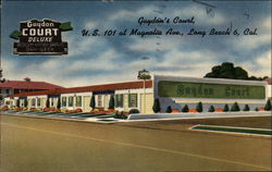 Gaydon's Court, U.S. 101 at Magnolia Ave Postcard