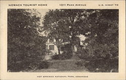 Nowack Tourist Home Hot Springs, AR Postcard Postcard