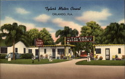 Tyler's Motor Court Postcard