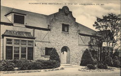 Schober's Wine Restaurant, R. #14 St. Louis, MO Postcard Postcard