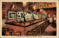 The Main Bar at Pat O'Brien's Postcard