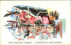 Creighton's Restaurant Postcard