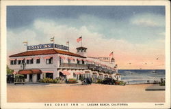 The Coast Inn Laguna Beach, CA Postcard Postcard